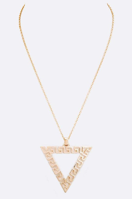 Triangle Pendant Necklace