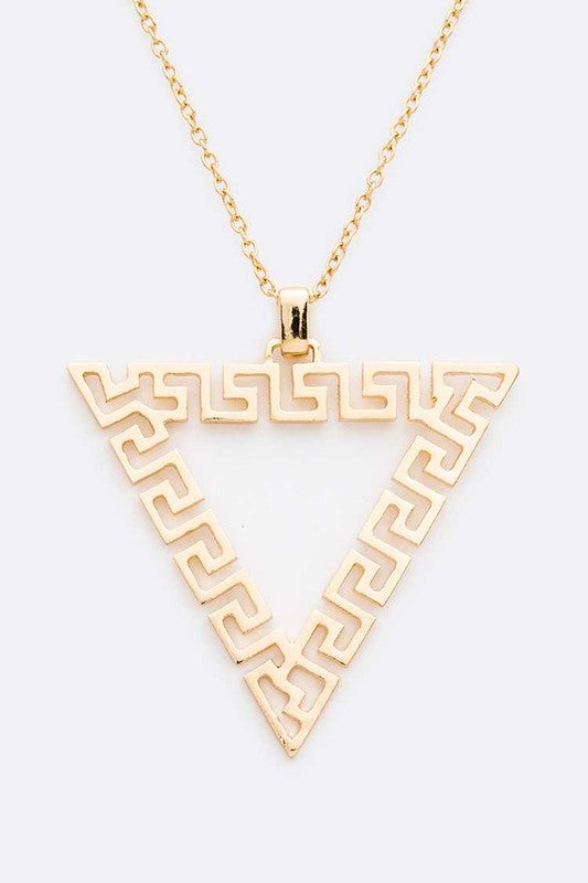 Triangle Pendant Necklace