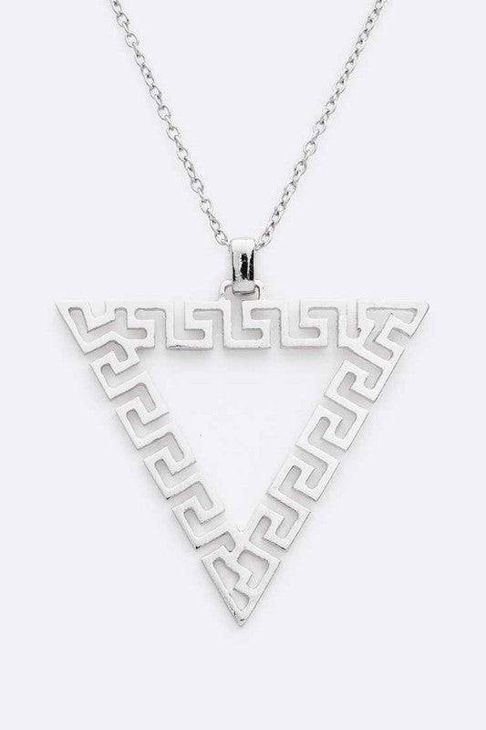 Triangle Pendant Necklace