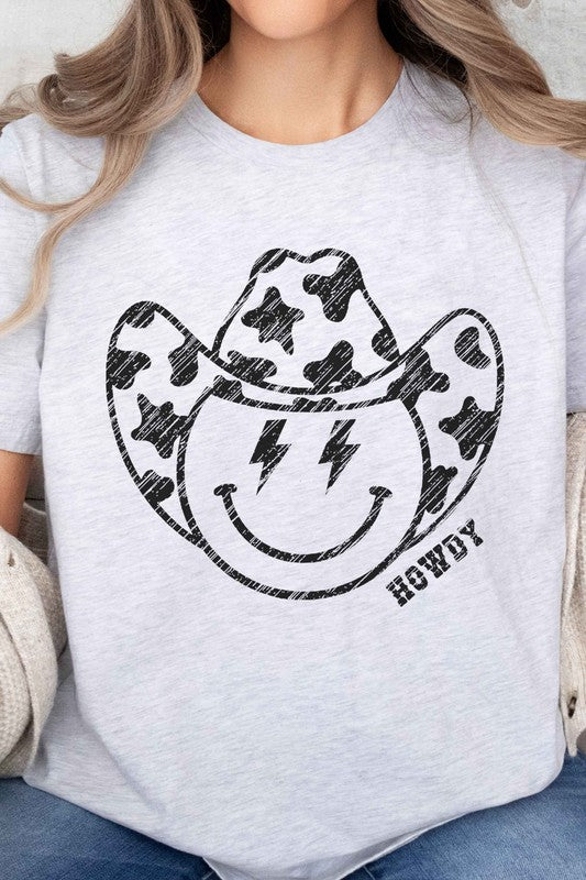 Western Howdy Oversized Graphic Tee