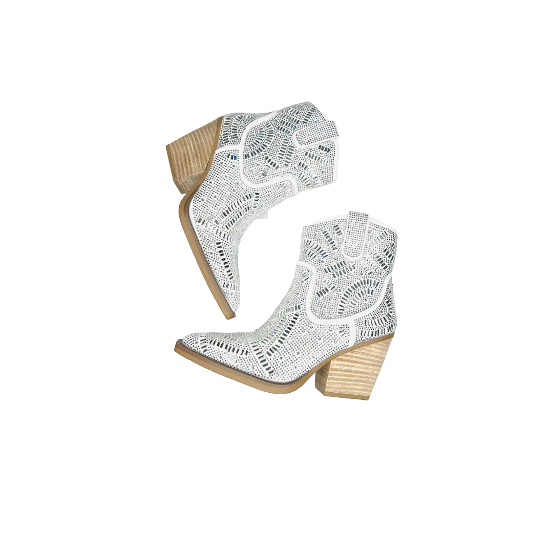 Maze Rhinestone Western Boots